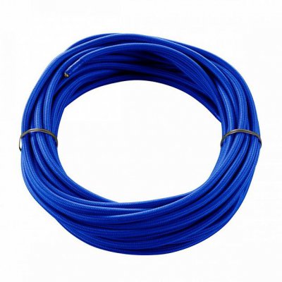 961273 SLV КАБЕЛЬ 3х 0,75 кв.мм, 10 м, H03W-F, в текстильной оплетке, синий