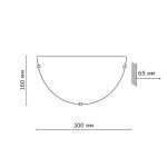 Светильник бра Сонекс 1203/A белый VASSA