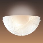 Настенный светильник Сонекс 1206 хром/белый TRENTA