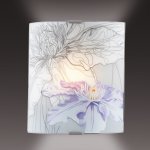 Светильник бра Сонекс 1230/A никель/белый/фиолетов IRIS
