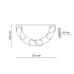 Светильник Сонекс 1252 бронза Istra
