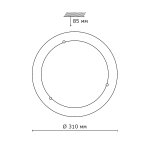 Светильник Сонекс 173 сосна Riga