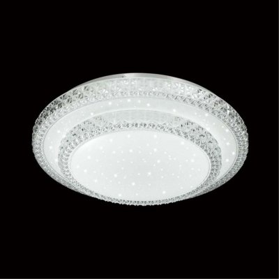 2041/DLN PALE SN 197 Светильник пластик/белый/прозрачный LED 48Вт 3000/4000/6000K D350 IP43 CCT FLOORS