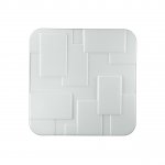 2085/DLN PALE SN 103 Светильник пластик/белый LED 48Вт 3000/4000/6000K 410х410 IP43 CCT NORES