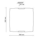 Светильник Сонекс 2148 оранжевый/хром Sakura