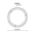 Светильник Сонекс 217 золото Filo