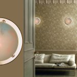 Светильник круглый Сонекс 221 золото Alabastro