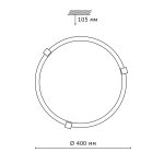 Светильник Сонекс 231 золото/бронза Barocco Oro