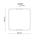 Светильник Сонекс 3148 хром Sakura