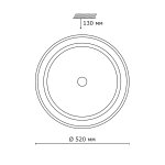 Светильник Сонекс 3231 белый/бронза Bris