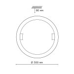 Светильник Сонекс 3232 Lakri белый/хрусталь