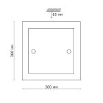 Светильник Сонекс 3242 хром Ferola