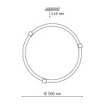 Светильник Сонекс 331 золото/бронза Barocco Oro