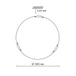 Светильник Сонекс 363 золото Quadro