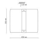 Светильник потолочный Сонекс 4110 хром DEco