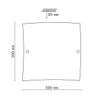 Светильник Сонекс 4120 хром Cube