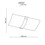 Светильник Сонекс 6210 хром DEco