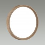 7603/CLN PALE SN 175 Светильник пластик/белый/светл.коричневый под дер. LED 36Вт 4000К D330 IP43 WOODI