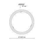 Светильник настенно-потолочный Sonex 7605/DL Border