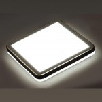 7621/DLN PALE SN 162 Светильник пластик/черн./медный LED 48Вт 3000-6000K 440х440 IP43 пульт ДУ EFFA