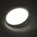 7627/CLN PALE SN 175 Светильник пластик/белый/венге под дерево LED 36Вт 4000К D330 IP43 WOODI
