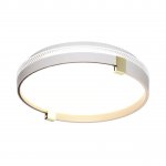 7646/CLN PALE SN 189 Светильник пластик/белый/золотой LED 36Вт 4000К D340 IP43 OLIDI WHITE