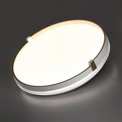 7646/DLN PALE SN 189 Светильник пластик/белый/золотой LED 48Вт 3000/4000/6000К D390 IP43 CCT OLIDI WHITE