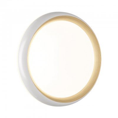 7650/DLN PALE SN 141 Светильник пластик/белый/золотой LED 48Вт 3000/4000/6000К D380 IP43 CCT TOFIQ WHITE