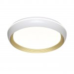 7650/DLN PALE SN 141 Светильник пластик/белый/золотой LED 48Вт 3000/4000/6000К D380 IP43 CCT TOFIQ WHITE