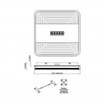 Светильник настенно-потолочный Sonex 7664/110LS Quadro
