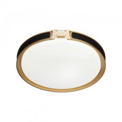 7667/ELN COLOR SN 132 Светильник пластик/черн/золот LED 76Вт 3000/4000/6000К D505 IP43 CCT FAVEMO BLACK