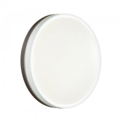 7668/DLN COLOR SN 152 Светильник пластик/белый/темно-коричневый LED 48Вт 3000/4000/6000К D415 IP43 CCT NOHAVA BROWN