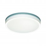 7669/DLN COLOR SN 98 Светильник пластик/белый/голубой LED 48Вт 3000/4000/6000К D415 IP43 CCT NOHAVA BLUE