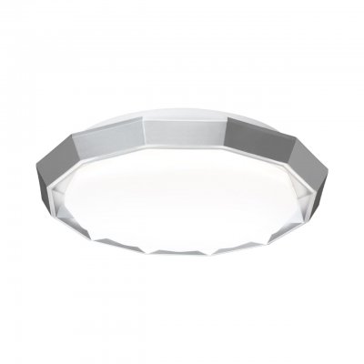 7671/DLN COLOR SN 000 Светильник пластик/белый/хром LED 48Вт 3000/4000/6000К D435 IP43 CCT VAXIN