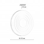 Светильник настенно-потолочный Sonex 7674/EL Riga