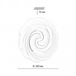 Светильник настенно-потолочный Sonex 7675/DL Riga