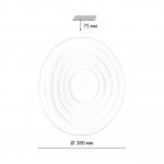 Светильник настенно-потолочный Sonex 7679/DL Sakura