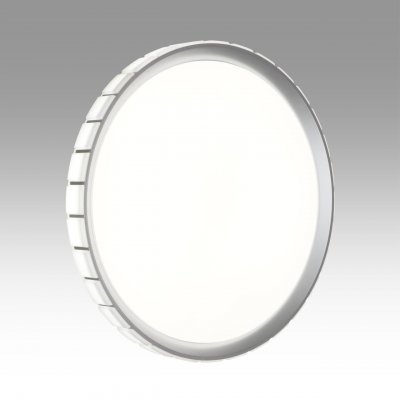 7696/ELN PALE SN 90 Светильник пластик/серебристый LED 76Вт 3000/4000/6000К D495 IP43 CCT KUPI SILVER