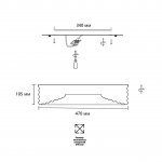 Светильник настенно-потолочный Sonex 7705/40L Art