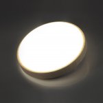 7792/ALN PALE SN 170 Светильник пластик/белый/бежеый под дерево LED 18Вт 4000К D340 IP43 LOSTA