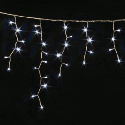 Электрогирлянда cосульки OIC100LSE-W-TI4 100 белых LED, 2м (до 20модулей)