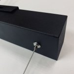 Линейный профильный подвесной светильник 42Вт черный 4000K 55*70*1200мм