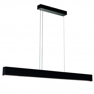 Линейный профильный подвесной светильник 50Вт черный 4000K 55*70*1500мм Линейный профильный подвесной светильник 50Вт черный 4000K 55*70*1500мм