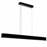 Линейный профильный подвесной светильник 50Вт черный 4000K 55*70*1500мм