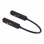 ST006.449.00.1 Коннектор питания угловой для магнитного шинопровода  ST-Luce Черный SKYLINE 48