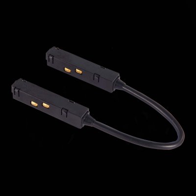 ST006.449.00.1 Коннектор питания угловой для магнитного шинопровода  ST-Luce Черный SKYLINE 48