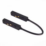 ST006.449.00.1 Коннектор питания угловой для магнитного шинопровода  ST-Luce Черный SKYLINE 48