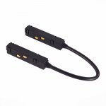 ST006.449.00.1 Коннектор питания угловой для магнитного шинопровода  ST-Luce Черный SKYLINE 48