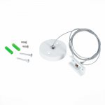 ST015.522.17H Тросовый подвес для шинопровода SKYLINE 220 ST-Luce Белый SKYLINE 220