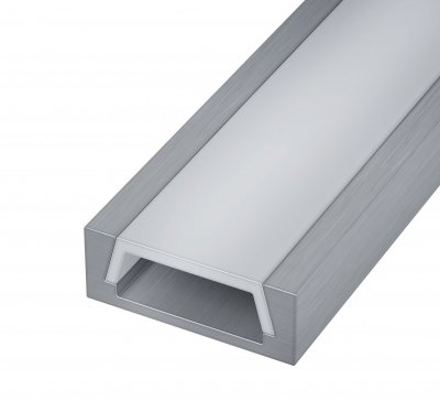 ST017.129.01.1 Накладной профиль с рассеивателем (Комплект: Рассеиватель 2м; Заглушки 2шт; Монтажная Светодиодные ленты ST017.129.01.1 Накладной профиль с рассеивателем (Комплект: Рассеиватель 2м; Заглушки 2шт; Монтажная Светодиодные ленты